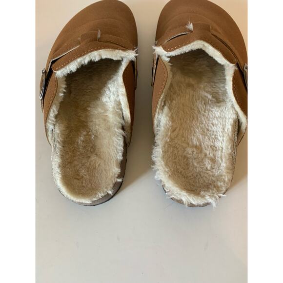 Boston style clogs, lined faux shearling - Picture 4 of 7